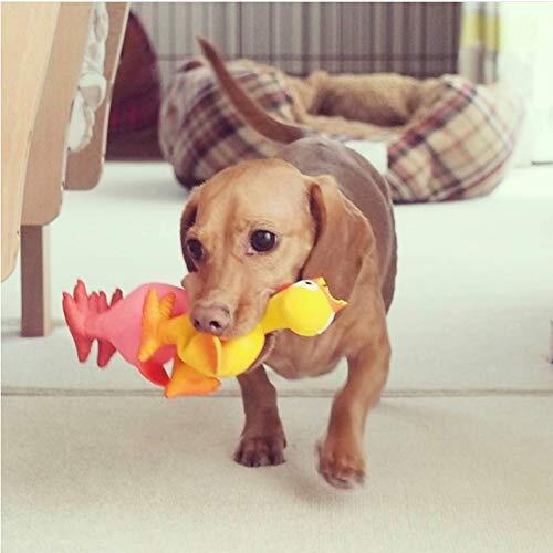 PLATZ PET SUPPLISES&FUN(プラッツ) 犬用おもちゃ 小型犬 スクリーミングチキン イエロー_画像4