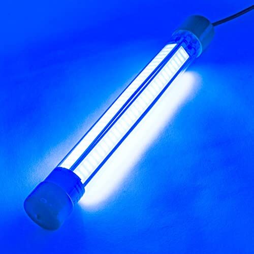 FUNKS 7200lm 集魚灯 青 60w LED 集魚ライト 水中集魚灯 7200ルーメン 12v ブルー