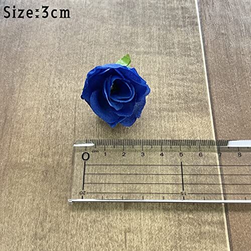 (ADOSSY) роза роза искусственный цветок 50 шт. комплект цветок часть только свадьба фотосъемка для мелкие вещи реквизит одиночный цвет 2 цвет 3 цвет 3cm (D)