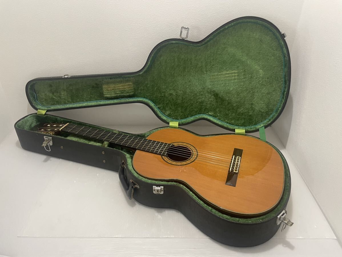 D(0412y2) TAKAMINE タカミネ クラッシックギター 弦楽器 ギター 楽器 No.5 1985 ハードケース付き ケース ★動作未確認の画像1