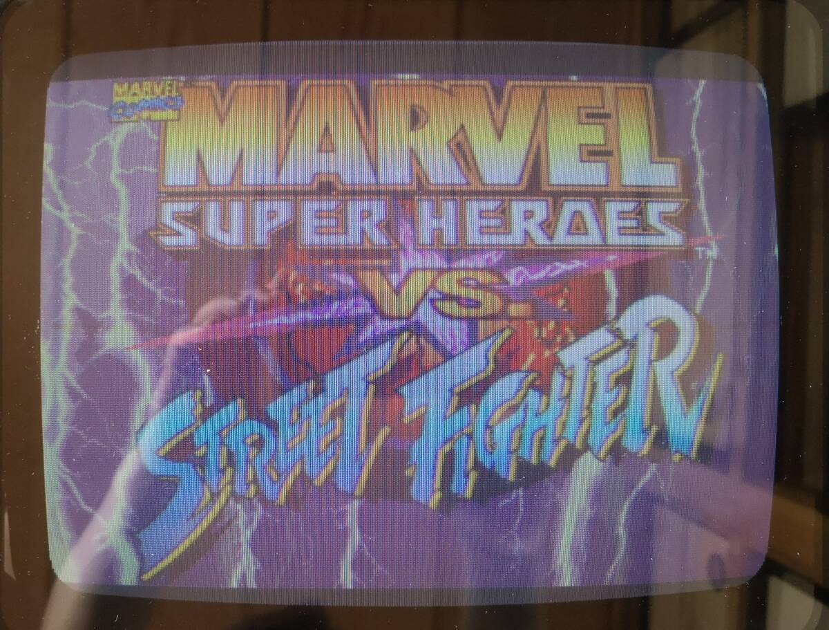  電池BOXに変更 カプコン CP システムⅡ☆MARVEL SUPER HEROES VS. STREET FIGHTER の画像1