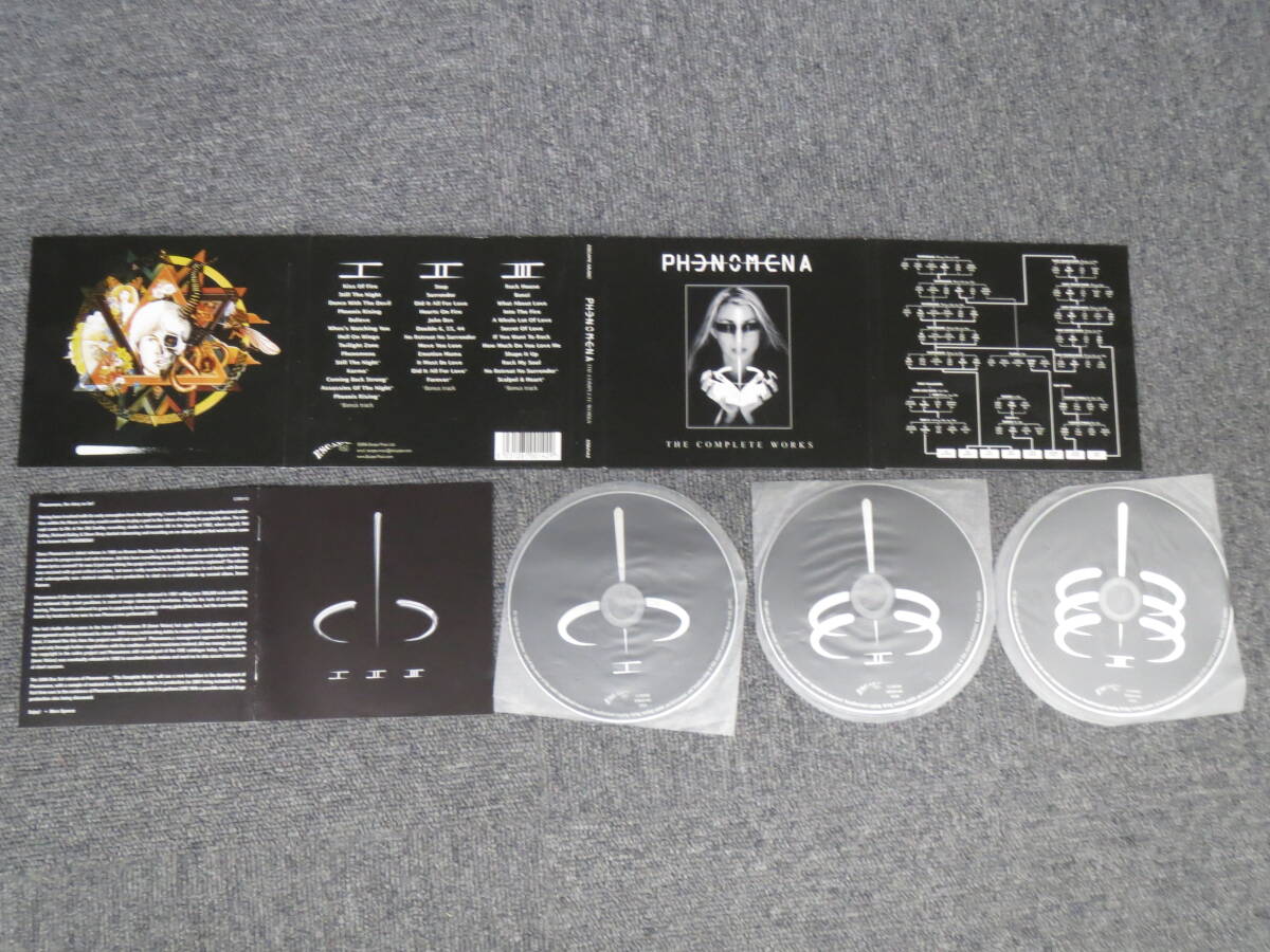 限定盤！Phenomena - The Complete Works 輸入盤デジパック３ｘCD（イギリス ESM142, 2007）_画像2