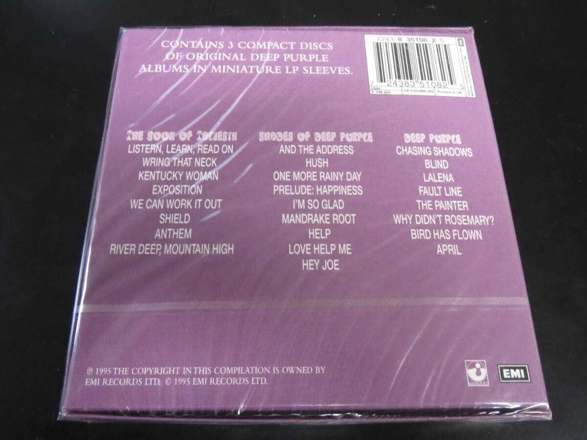 未開封新品！Deep Purple - The Originals 輸入盤３ｘCD（ヨーロッパ＆イギリス 7243 8 35108 2 5/CDOMB 002, 1995）