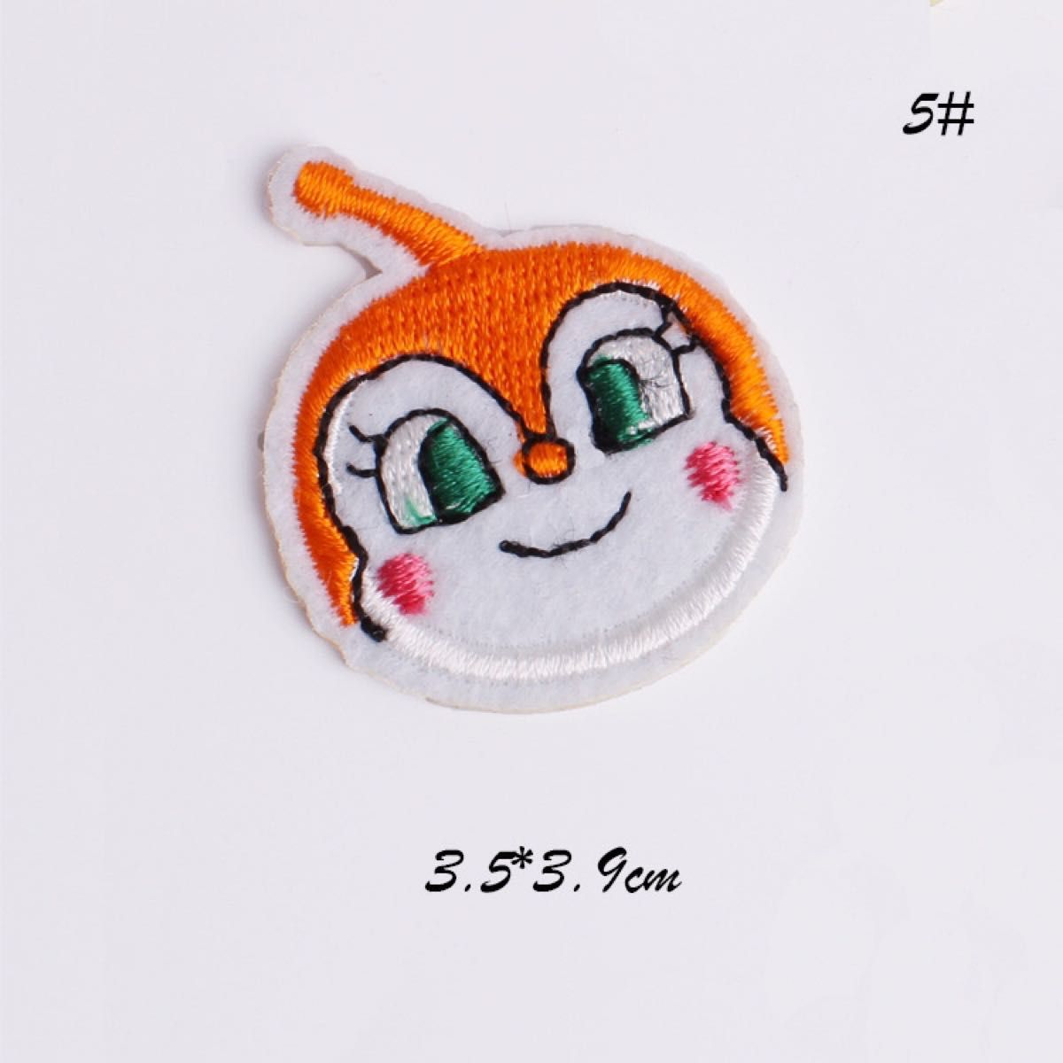 アンパンマン バイキンマン アイロン 刺繍 ワッペン 6枚セット かわいい キャラクター 入園 入学