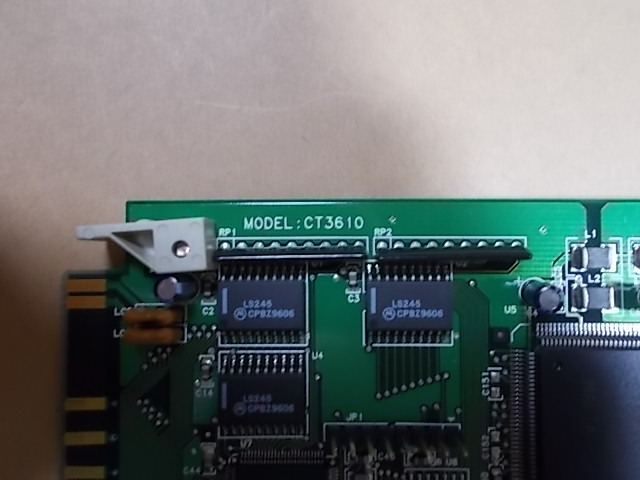 PC-98 Cバス　サウンドボード　Sound Blaster　CT3610　中古品_画像2