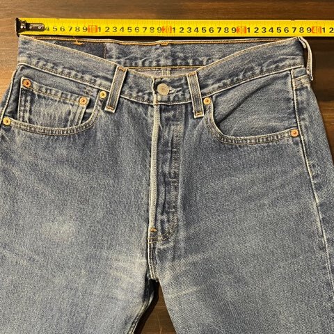 メンズ パンツ Levi's 501 リーバイス デニム ジーンズ アメリカ製 USA インディゴ FE978 / W31 全国一律送料520円_画像8