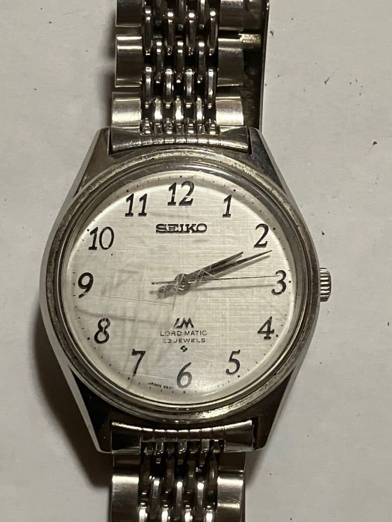 【E/H07074】SEIKO セイコー LORD MATIC 5601-9000 動作品