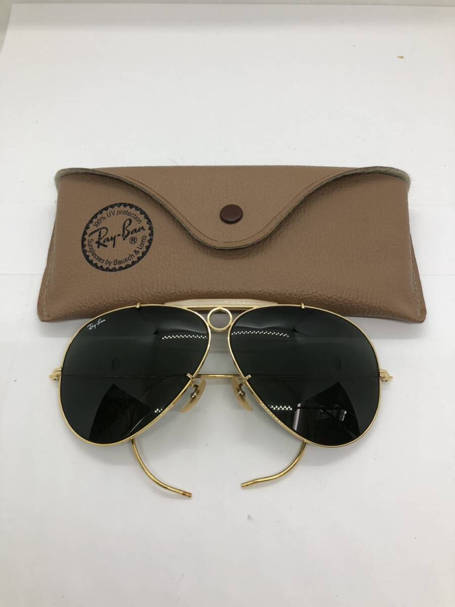 【E/C2143】サングラス レイバン Ray Ban ティアドロップ B&L ケース付き ヴィンテージ メガネ 眼鏡_画像1