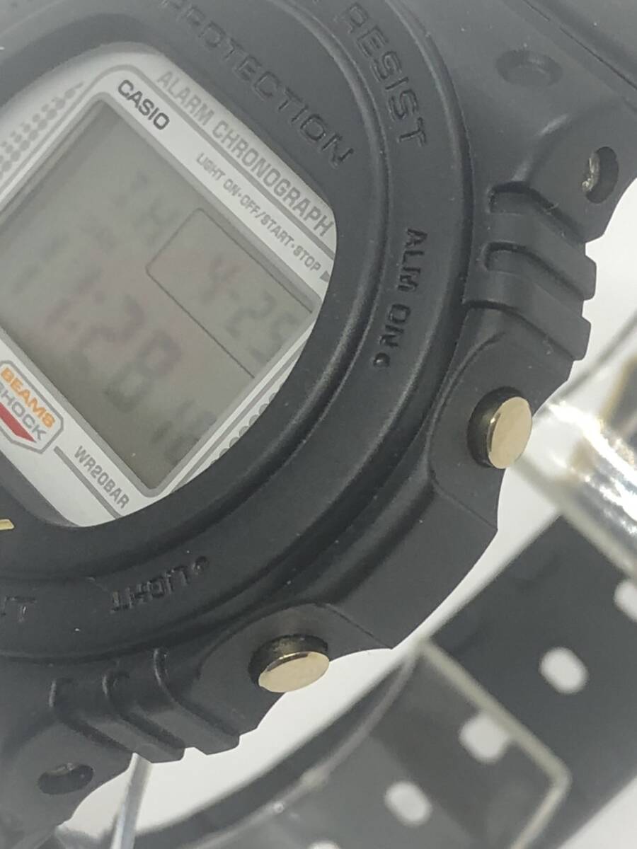 【E/C2177】CASIO G-SHOCK ジーショック DW-5700BE 黒 20周年記念 稼動品 腕時計の画像5