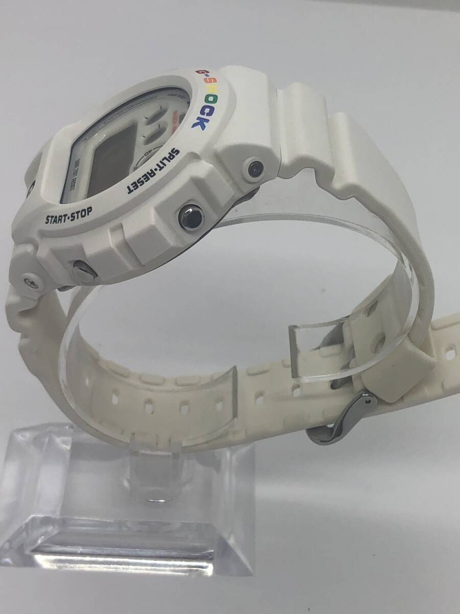 【E/C2177】CASIO G-SHOCK ジーショック DW-6900 白 0710/2000 2000本限定 稼動品 腕時計の画像2