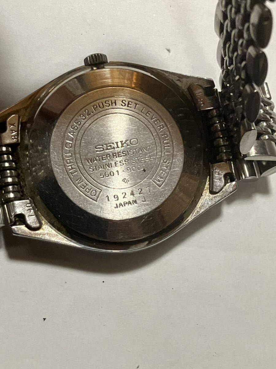 【E/H07074】SEIKO セイコー LORD MATIC 5601-9000 動作品_画像6