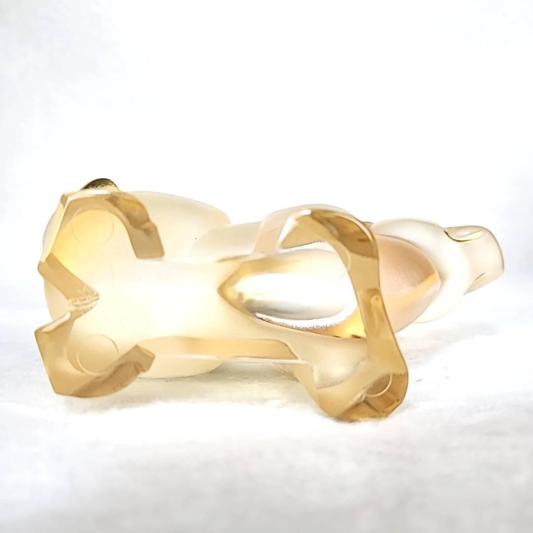 未使用 ラリック LALIQUE ブッフェル ゴールド オブジェ 置物 未使用 ラリック LALIQUE ブッフェル ゴールド オブジェ 置物