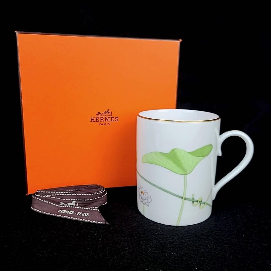 未使用 エルメス HERMES ナイルの庭 マグカップ 1客 箱つき 廃盤 未使用 エルメス HERMES ナイルの庭 マグカップ 1客 箱つき 廃盤