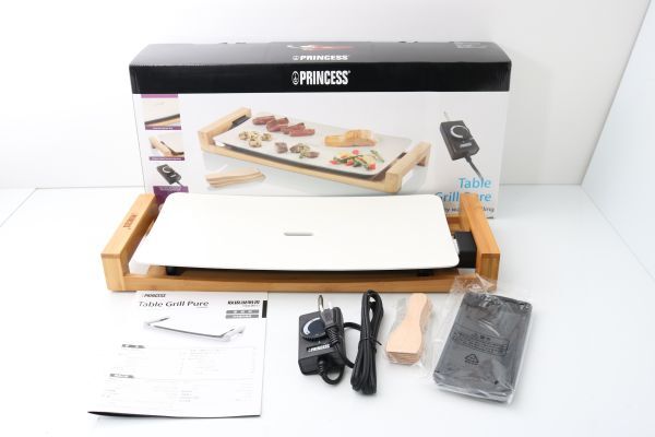 A386B34B　未使用品★PRINCESS★プリンセス★TableGrillPure 103030★テーブルグリルピュア★ホットプレート★調理器具_画像1