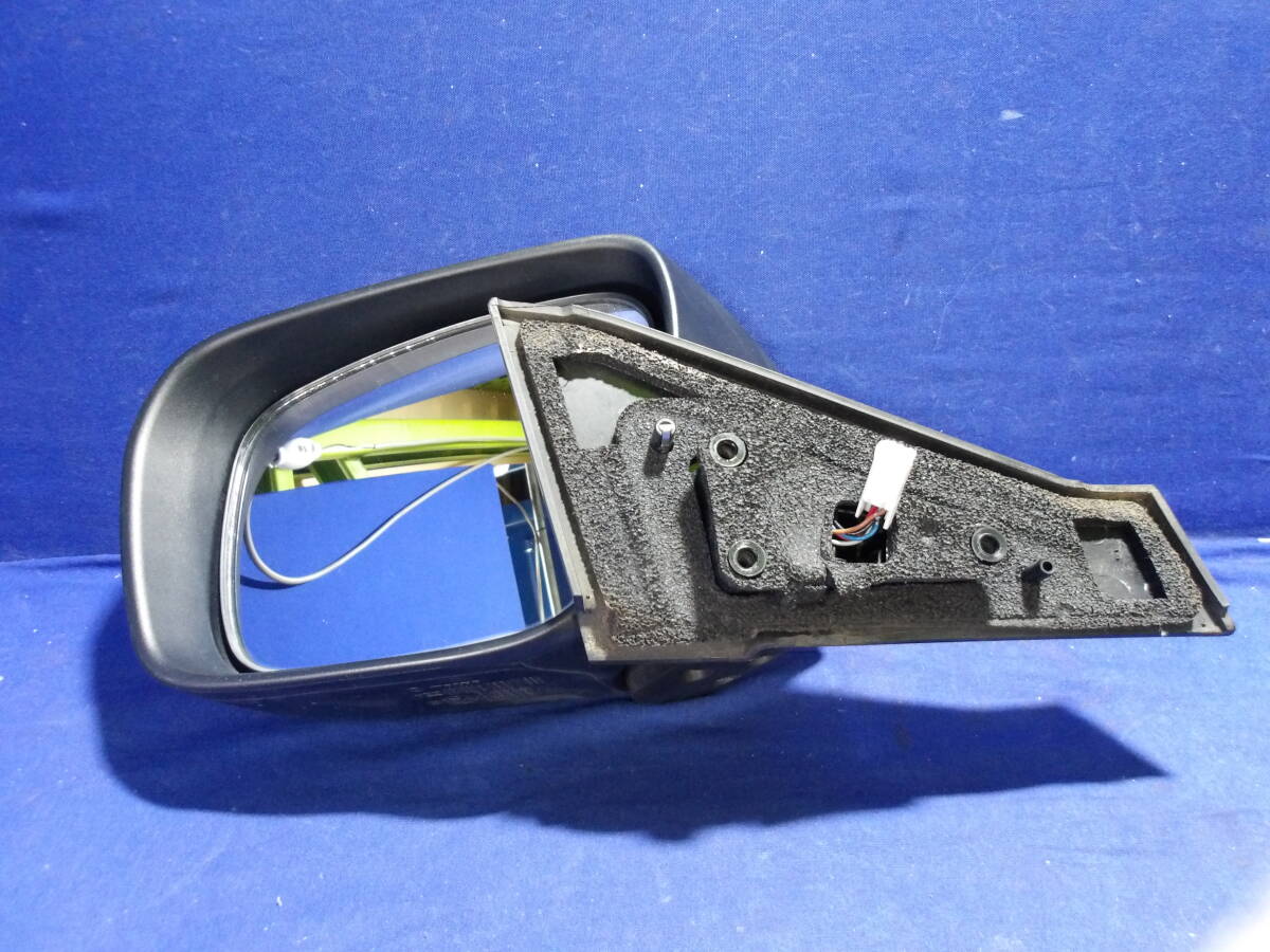 [C] Mazda Premacy CWFFW original left door mirror electric storage 5P silver /40B