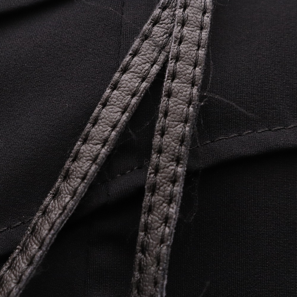 ■ 伊太利屋 フリル ジャケット ロングジャケット アウター レディース 11 ブラック 未使用の画像9