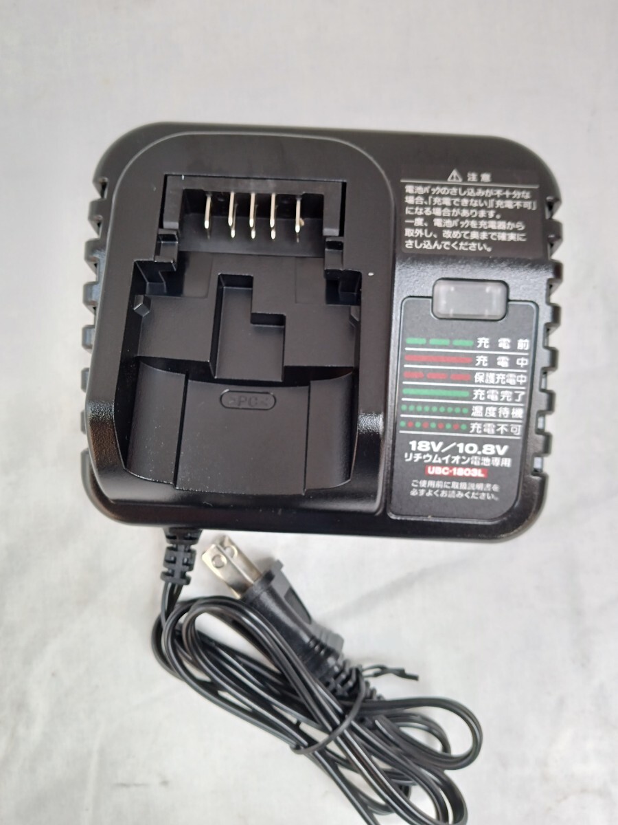 リョービ キョウセラ インパクトドライバー BID-1805 未使用フルセット品です。充電器UBC1803L 電池パックB1815Lが2個 動作確認済みの画像6