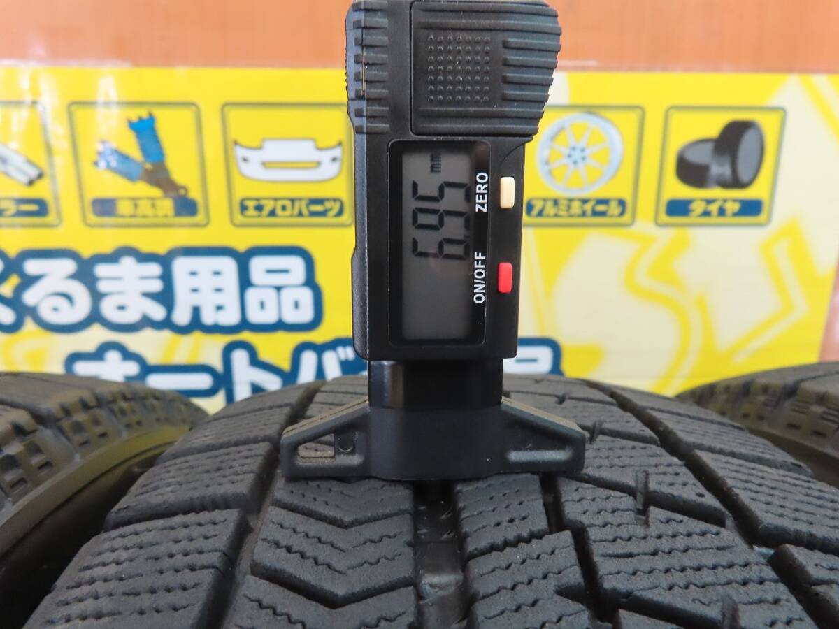 ☆ブリヂストン ブリザック VRX 185/65R15 スタッドレス タイヤ 15インチ 2019年製造 4本 中古 BRIDGESTONE BLIZZAK STUDLESS☆_画像3