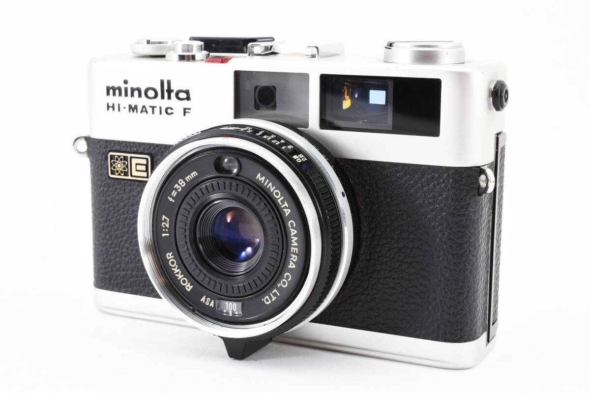 【希少】 MINOLTA ミノルタ HI-MATIC F コンパクト フィルムカメラ #1169_画像1