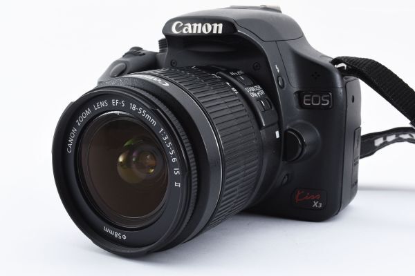 【大人気】 Canon キヤノン EOS Kiss X3 レンズキット デジタル一眼カメラ キャノン #1098_画像1