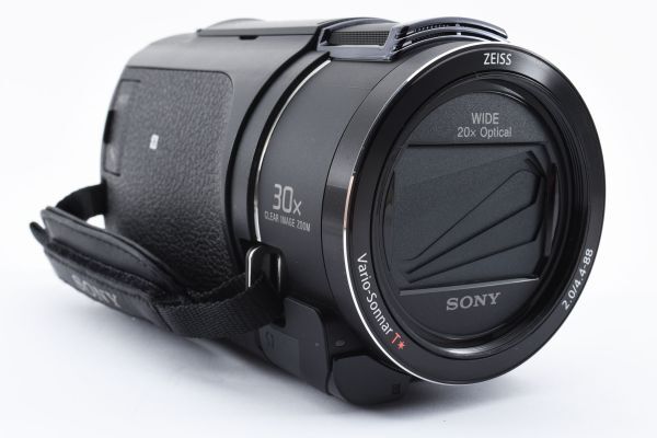 【美品・完動品】 SONY ソニー FDR-AX40 デジタルビデオカメラ 4K ハンディカム #1107の画像4