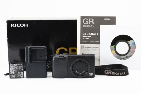 【箱付き・付属品多数】 RICOH リコー GR digital II 2 コンパクト デジタルカメラ #1174_画像1