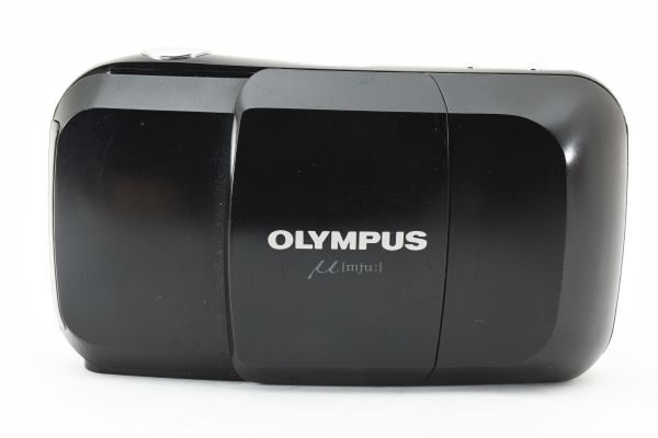 【希少】 OLYMPUS オリンパス μ ミュー mju 初代 コンパクト フィルムカメラ ブラック #1201の画像2