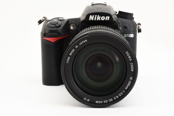 【大人気】 Nikon ニコン D7000 高性能レンズセット デジタル一眼カメラ SIGMA シグマ 18-200mm F3.5-6.3 DC OS HSM #1280_画像3