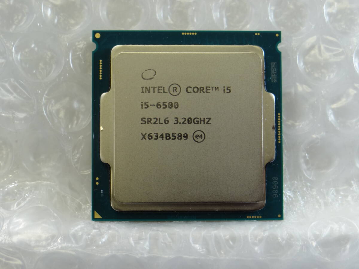 【管CP066】送料無料♪ CPU Intel Core i5-6500 SR2L6 3.20GHZ LGA1151 ☆中古動作確認済☆の画像2