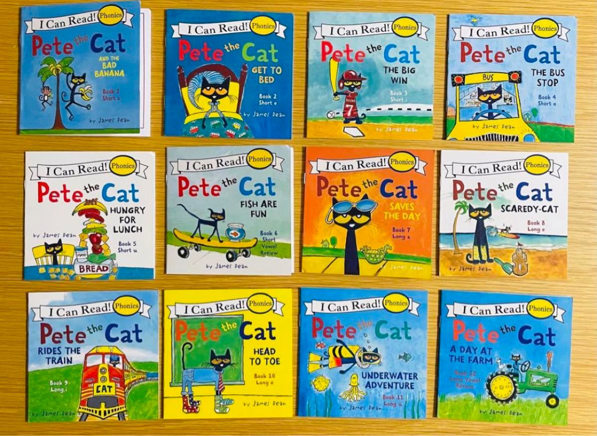 I Can Read  Pete the cat 英語絵本　フォニックス　ねこのピート