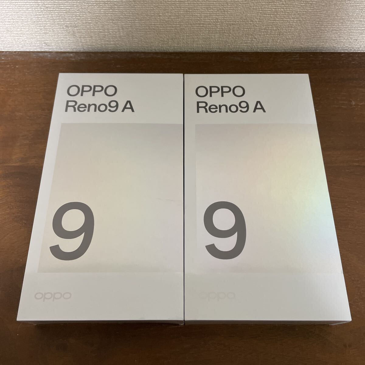 新品未開封/OPPO Reno9 A ナイトブラック 2台セット ワイモバイル SIMフリー シュリンク付きの画像1