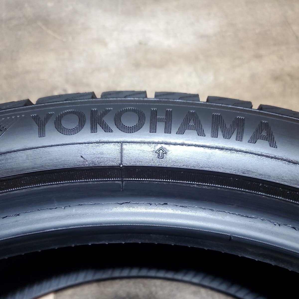 【来シーズン用、パンク用に】YOKOHAMA ヨコハマ ice GUARD アイスガード ig70 195/50R19 23年製 スタッドレスタイヤ1本 残溝7.7ミリ W31_画像5