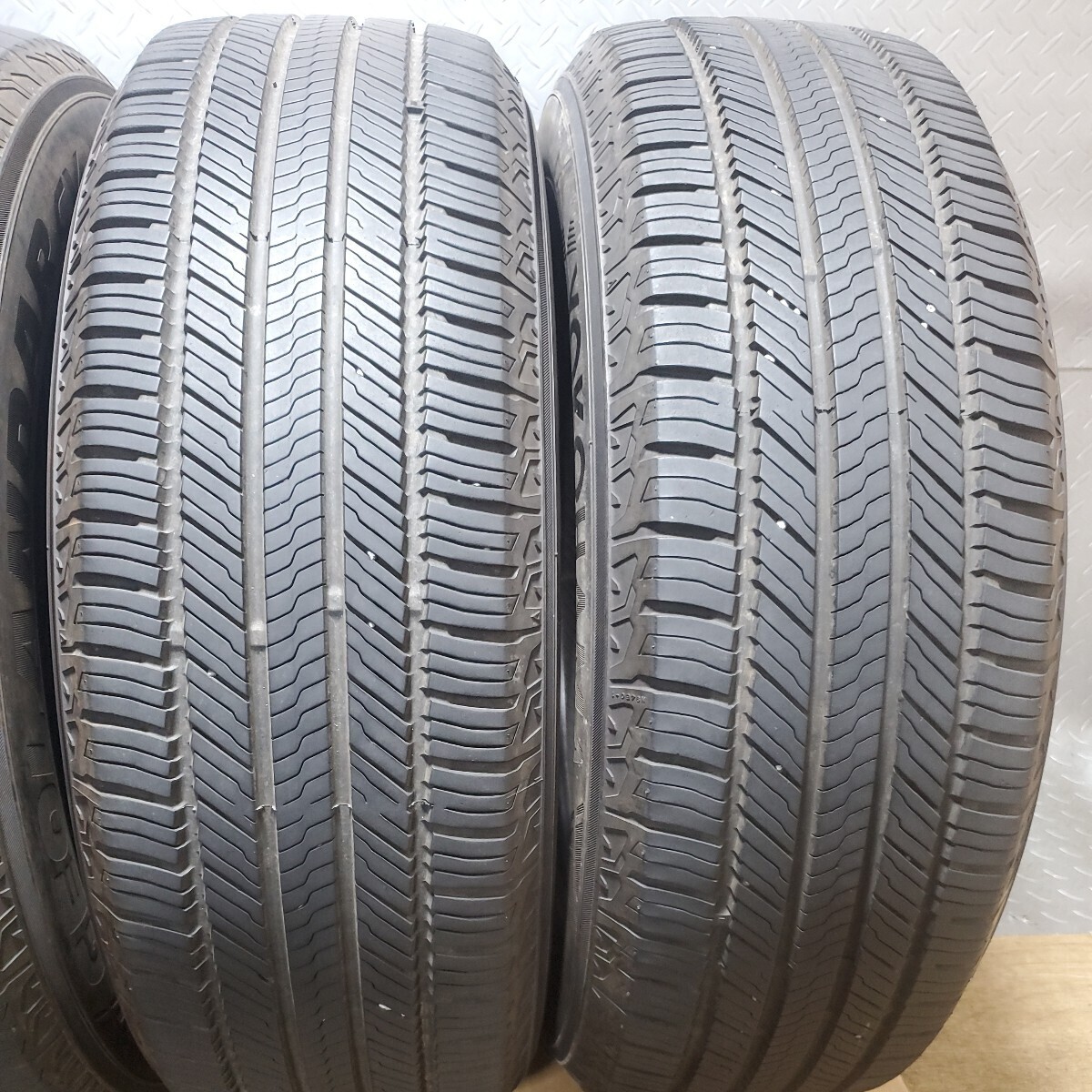 【お買い得商品】YOKOHAMA ヨコハマ GEOLANDAR ジオランダー CV 225/65R17 102H 19年製 ノーマルタイヤ4本 残溝約5.3ミリ W55_画像5