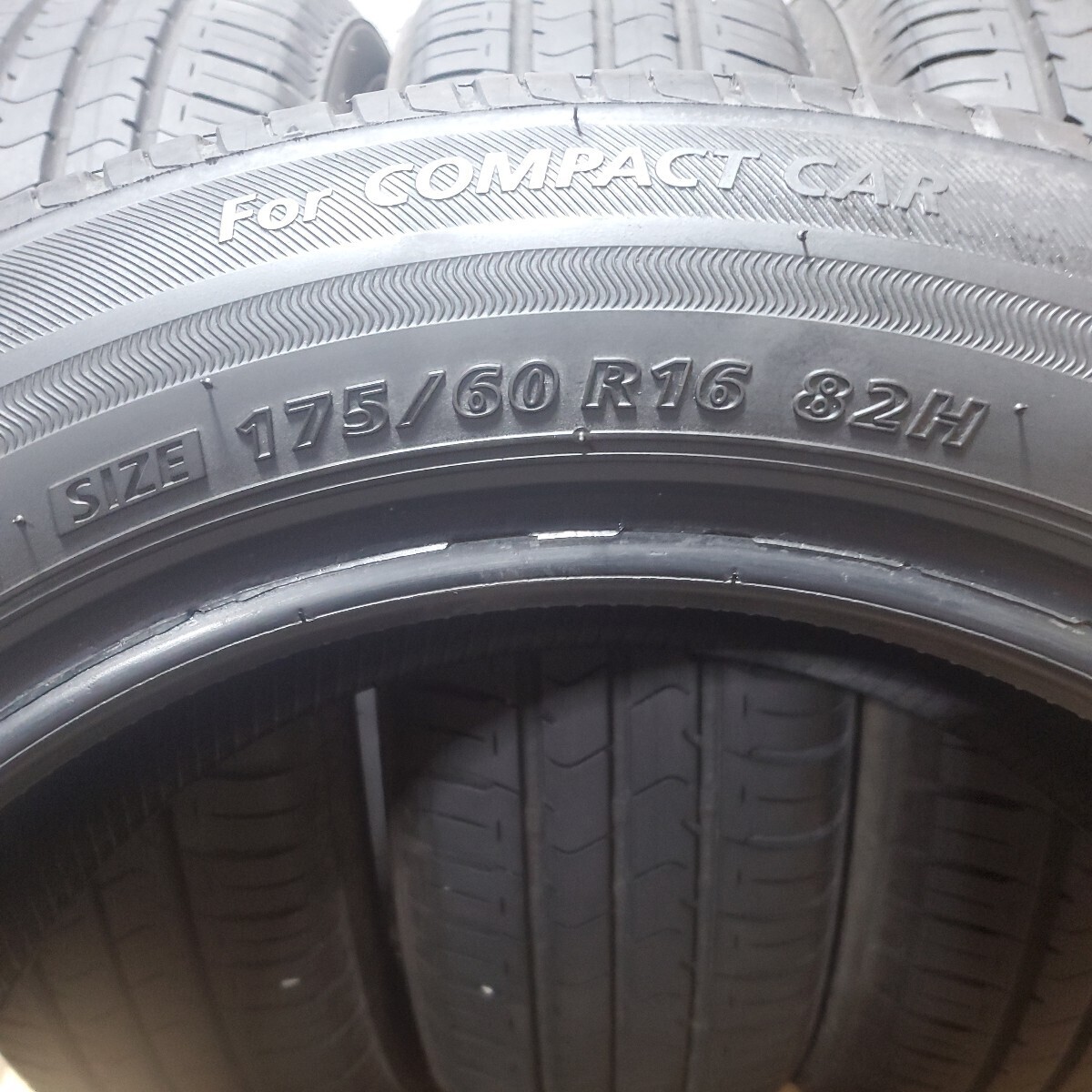 【お買い得商品】BRIDGESTONE ブリヂストン ECOPIA エコピアNH100C 175/60R16 82H 19年製 中古タイヤ4本 残溝約5.2ミリ W60の画像8