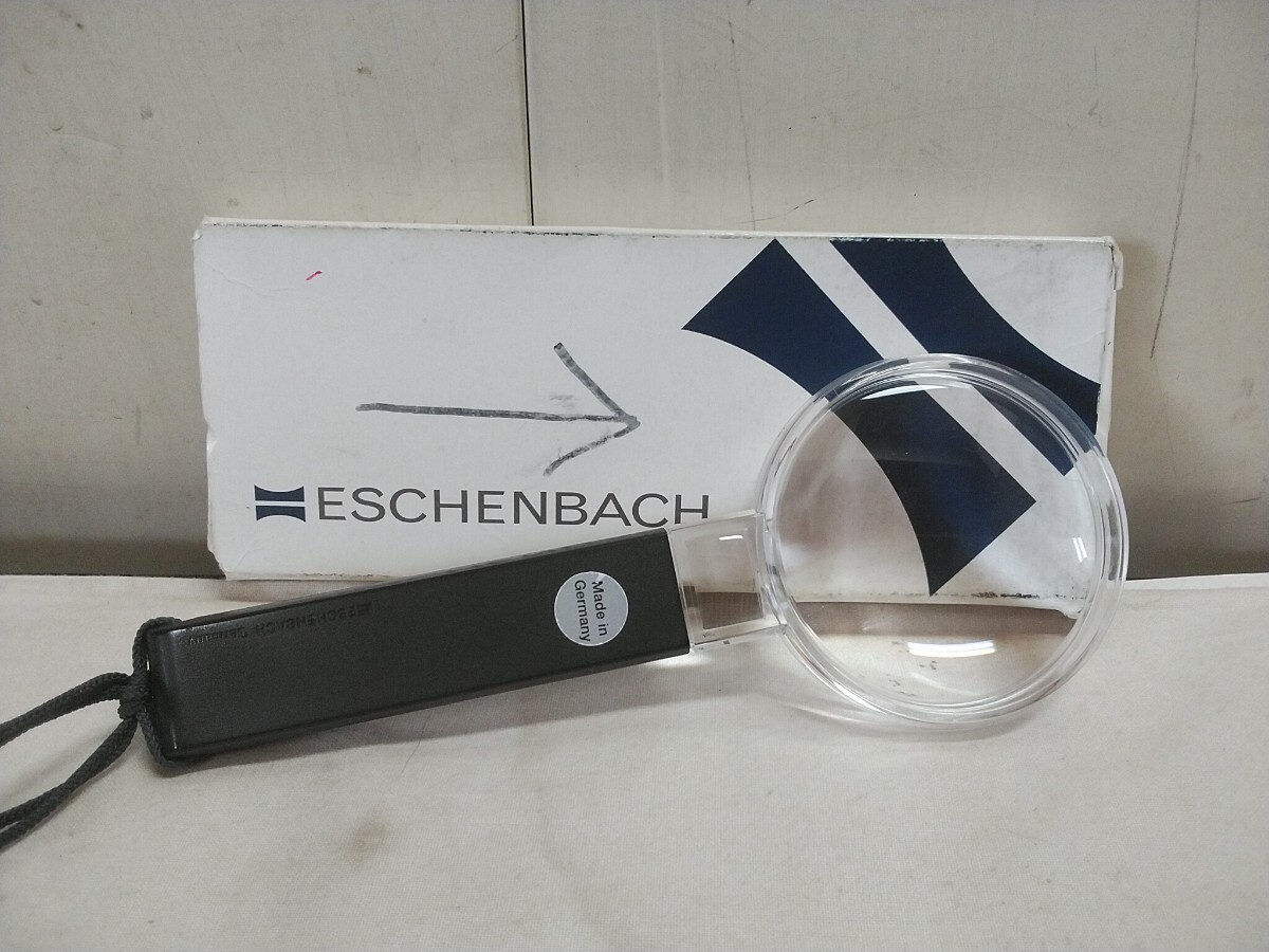 レターパックR／ESCHENBACH 手持ちルーペ ドイツ製【 7.4dpt/3x No.264265 】中古品 全長18cm の画像1