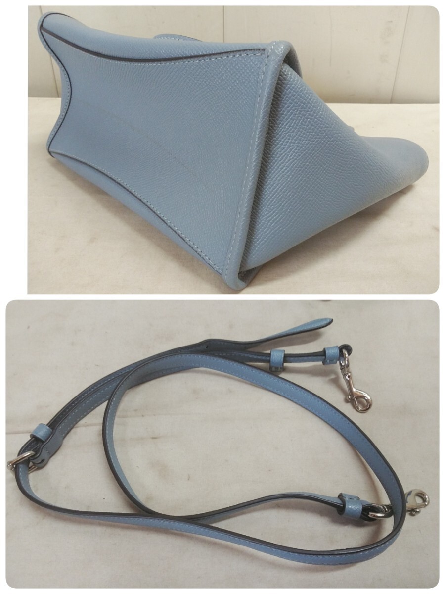 コーチ COACH レザー ハンドバッグ【 20×17×マチ12.5cm 】中古品 ショルダーバッグ _画像10