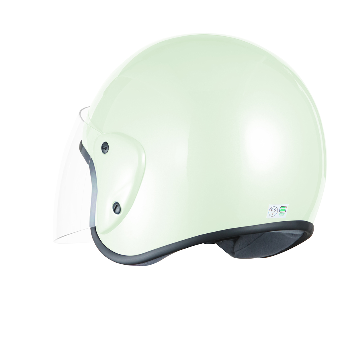 ヘルメット ジェット ホワイト SG規格 PSCマーク取得 ワンタッチホルダー バイクパーツセンター_画像5