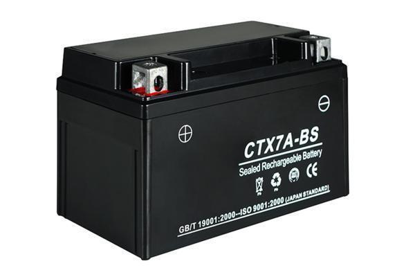 バイクバッテリー YUASA(ユアサ) YTX7A-BS互換 CTX7A-BS アドレスV125 CF46A CF4EA CF4MAの画像2
