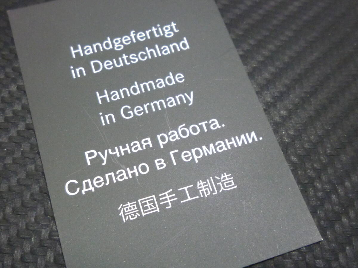 レア メルセデス・ベンツ ＡＭＧ トラベラーウォレット カーボン柄 ドイツ製  ハンドメイド 正規品 未使用/カードケース 財布 の画像6