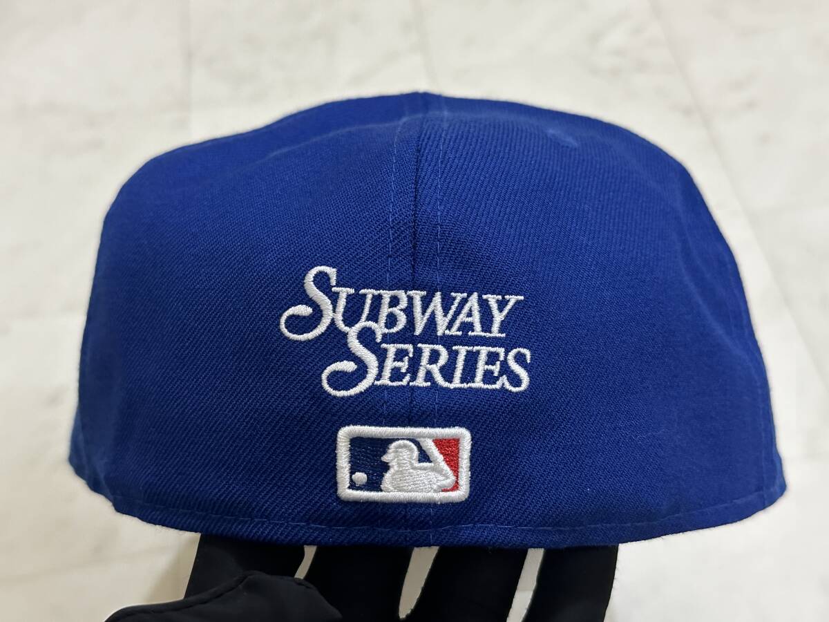 【新品】NEWERA ニューエラ × AWAKE アウェイク【59FIFTY CAP SUBWAY SERIES NEW YORK METS】キャップ60.6cm ブルー×オレンジ_画像3