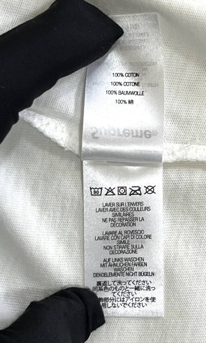 【新品】Supreme シュプリーム【Washed Handstyle S/S Top】2022年春夏 22SS ハンドスタイル ロゴ Tシャツ サイズ：M ホワイトの画像7
