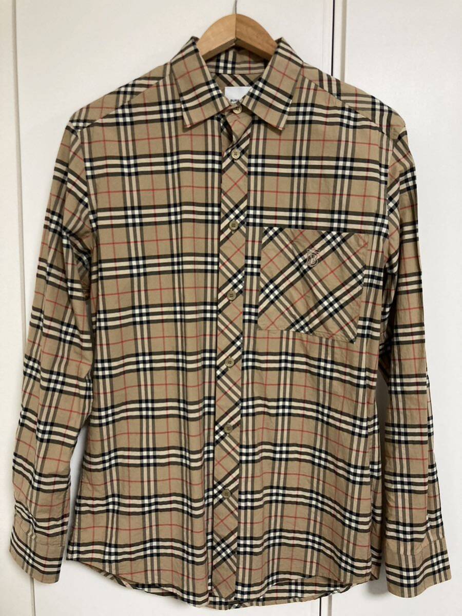 送料無料】BURBERRY(バーバリー)のノバチェック長袖シャツ Sサイズ 送料無料】BURBERRY(バーバリー)のノバチェック長袖シャツ Sサイズ