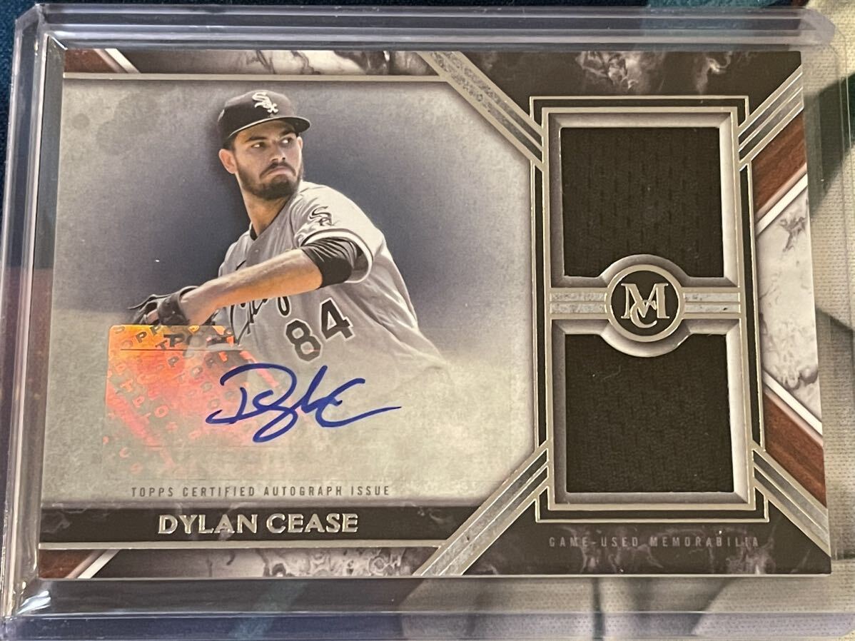 【399枚限定】 Topps Dylan Cease サイン ホワイトソックス パッチの画像1