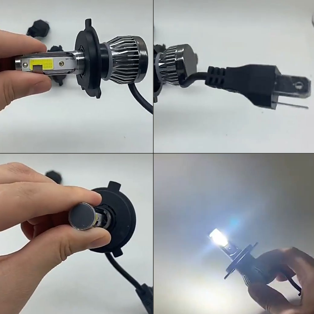 LEDヘッドライト H4 ニッサン パルサー[S61.5～H12.8 N13 N14 N15]対応 2個セット 車用 バルブ ランプ COB搭載_画像9