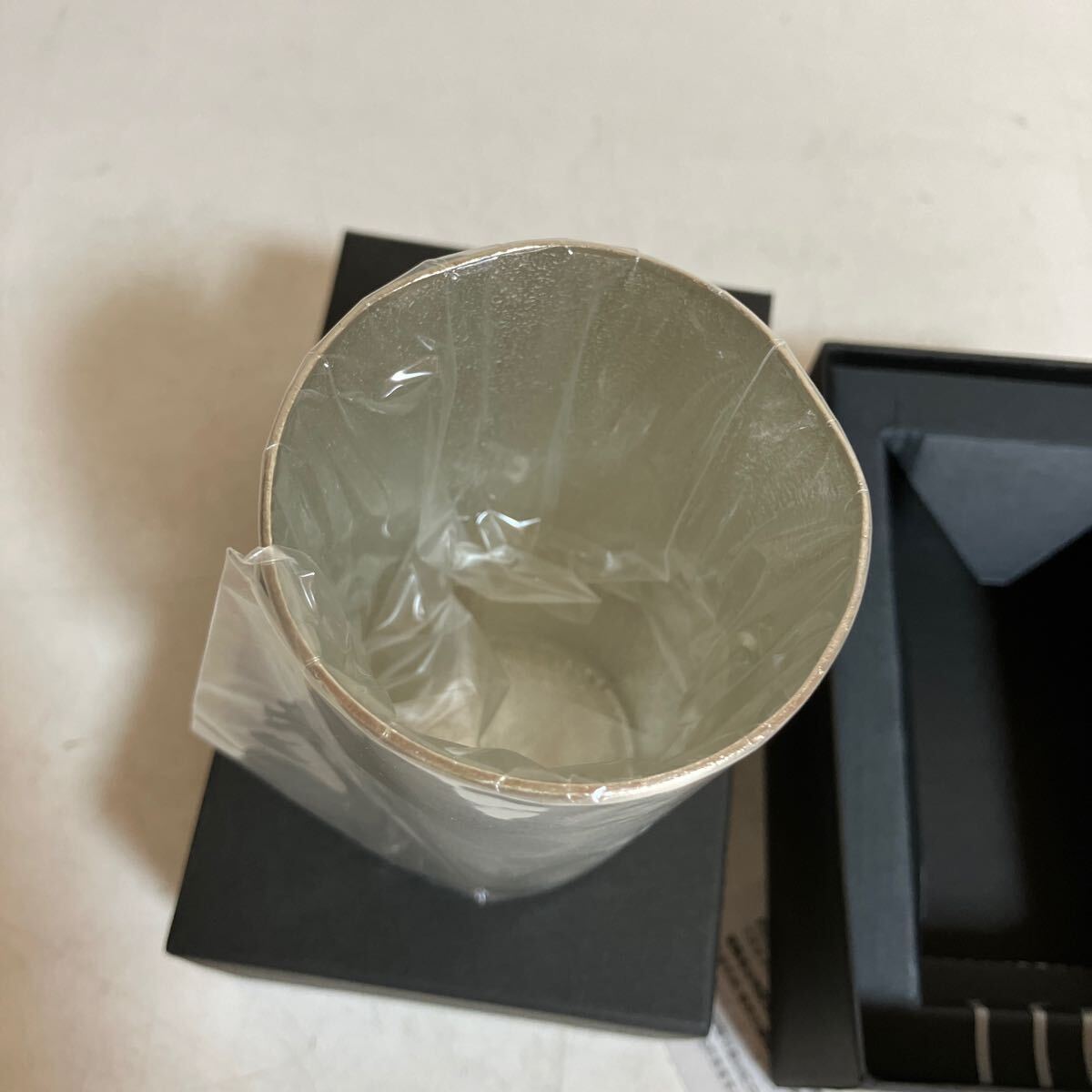 未使用保管品 能作 錫製 ビアカップ 錫100% タンブラー コレクター の画像4
