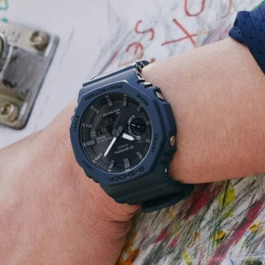 CASIO G-SHOCK Gショック ソーラー スマートフォンリンク アナデジ　GA-B2100-2A ネイビー 逆輸入品