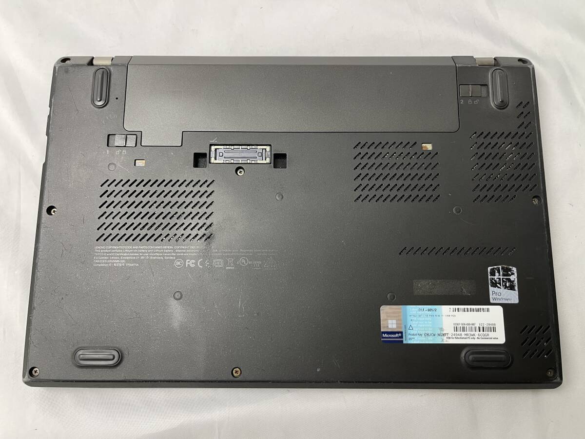 ★1円～スタート！レノボ Lenovo ThinkPad X260 ◆Intel Core i5-6200U @ 2.30GHz ◆メモリ8GB/SSD128GB ※BIOS起動OK【ジャンク品】871