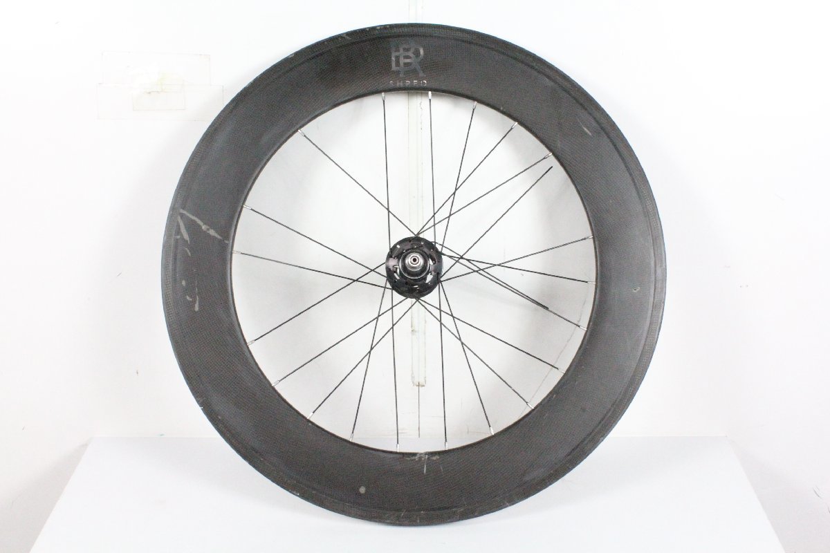 BROTURES SHRED リム幅 約63cm リア カーボン クリンチャー ピストバイク ブローチャーズ 【ジャンク品】