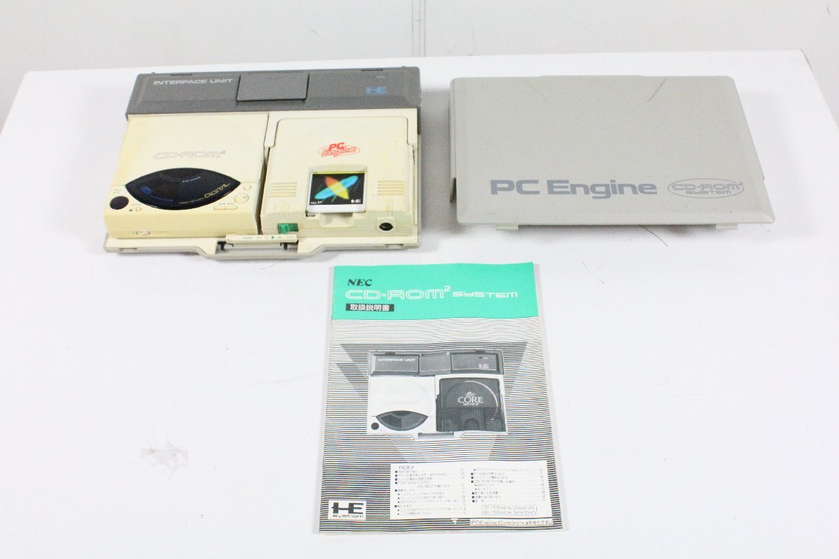 NEC IFU-30 CDR-30 PI-TG001 PCエンジン CD-ROM2 システム インターフェースユニット ゲーム機 本体 【現状品】