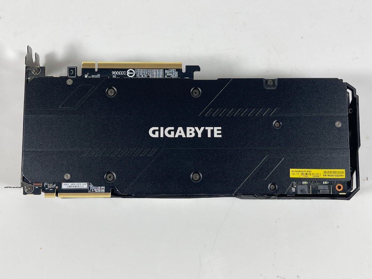 GIGABYTE ギガバイト GeForce RTX 2080 GV-N2080WF3-8GC グラフィックボード 【現状品】